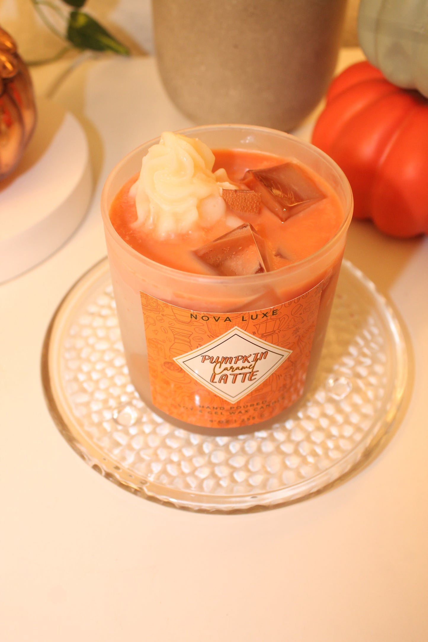 Iced Pumpkin Caramel Latte