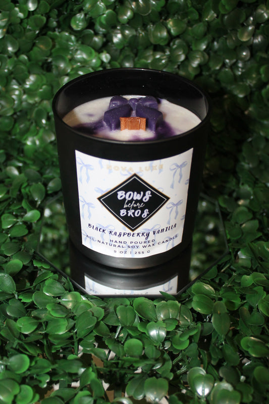 Bows Before Bros Candle